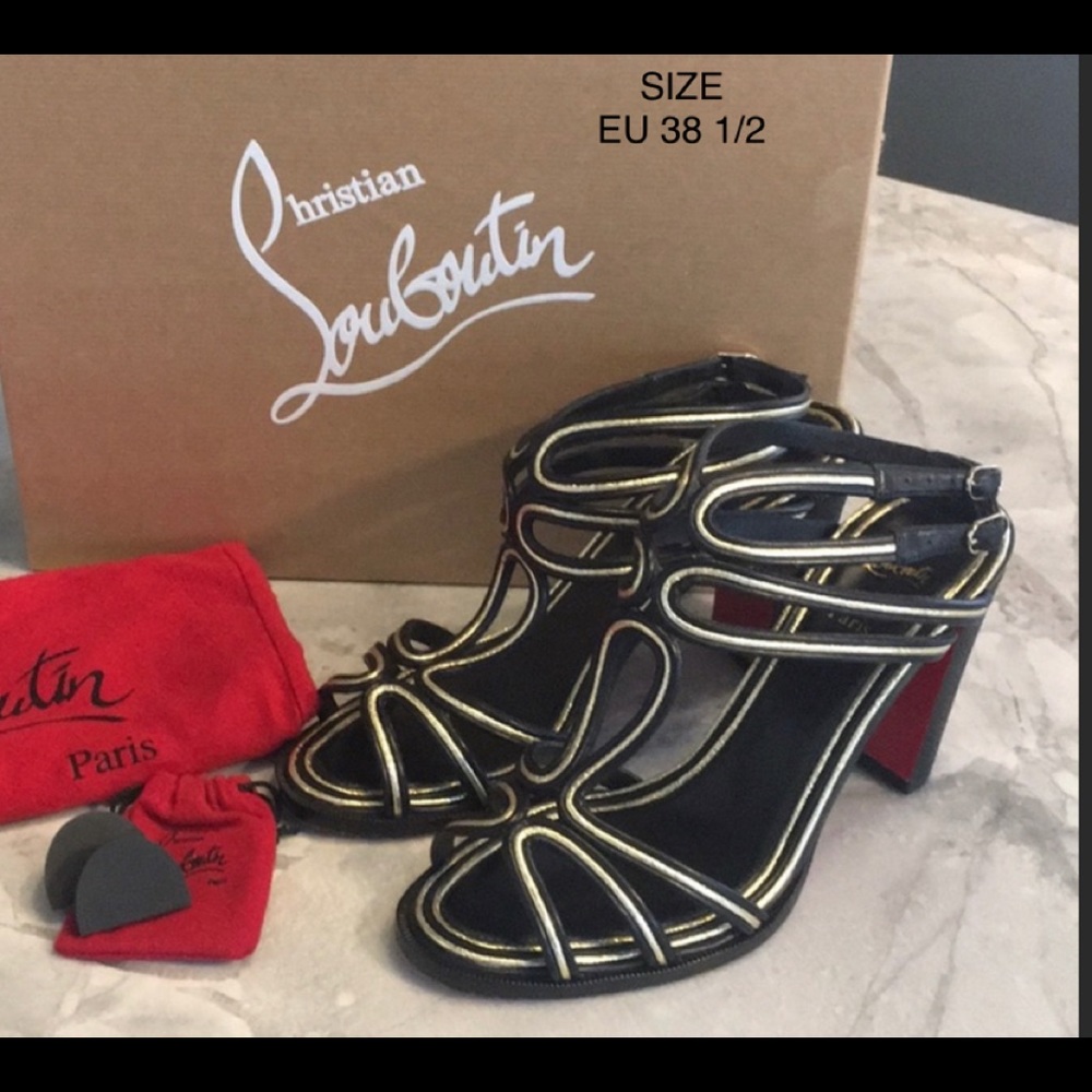 Christian Louboutin  Zenobissima Block-Heel Sandal